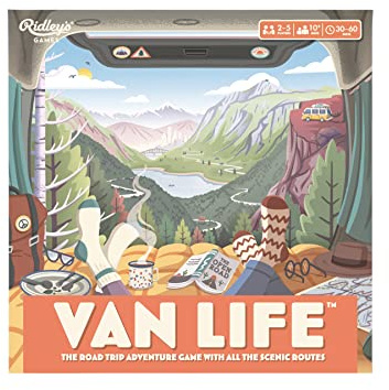 Ridley’s | Van Life | Board Game | Ages 10+ | 2-5 Players | 30-60 Minutes Playing Time