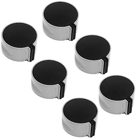Beatifufu 6pezzi Pomelli Acciaio Inossidabile Per Cucina Gas Da Manopole Per Controllo Gas Design Moderno e Facile Da Usare Compatibili Con Forni e Piani Cottura