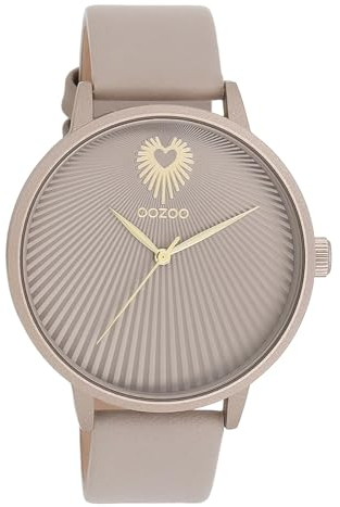 Oozoo Timepieces Damen Uhr | Armbanduhr Damen mit Lederarmband | Hochwertige Uhr für Frauen | Edle Analog Damenuhr in rund C11245