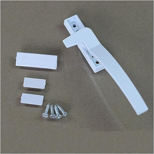 PVC-fönsterhandtag, Fönsterlås, fönsterhandtag, förtjockat plaststål Trycköppningsdörr och fönsterhandtag Sju tecken zinklegering Fönsterbeslag Dörrhandtagslås Spänne xiaoyu (Färg: Vänster 1st) (Färg: