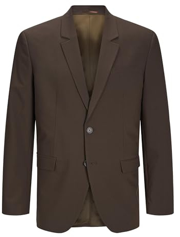 Jack & Jones Jprbushwick Harry Blazer Reg Noos Veste de Costume pour Homme, Noir Ardoise/Coupe : Coupe Droite, 38R, Noir Ardoise/Coupe : Coupe Classique, 38 cm