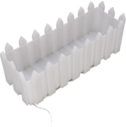 Yosoo Health Gear Plantador LED con Energía Solar, 8 Modos Iluminando Macetas para el Balcón del Jardín del Jardín Decoración del Porche