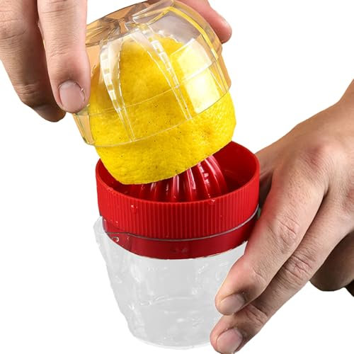 Juicer di limone - Scherrido di agrumi piccoli, pressa di frutta portatile, estrattore di succo manuale | Gadget da cucina per lime, arancia, limone, preparazione di bevande, cottura, insalata, cucina