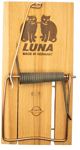 HSI Rattenfallen aus Holz – 10er Pack – Effektive, Wiederverwendbare Schlagfallen gegen Ratten – Umweltfreundlich, Giftfrei & Sofort Einsatzbereit – Natürliche Rattenbekämpfung im Haus und Garten