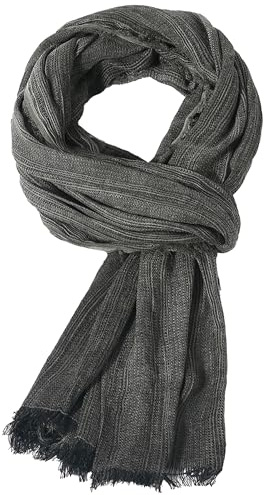 FEOYA Sciarpa da uomo a righe leggera morbida calda nappa scialle per autunno inverno primavera 195 x 75 cm, A5, Taglia unica