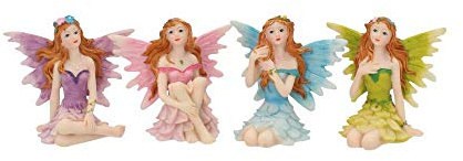 Nemesis Now Glen Whispers Fairy Figurines, 6.5cm (Set Of 4)