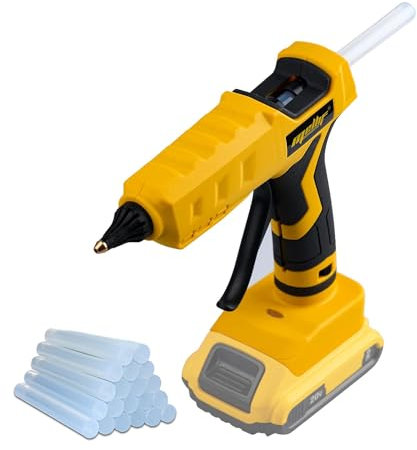 100 W Heißklebepistole, kabellos, für 18 V XR Li-Ion, batteriebetrieben, volle Größe, 11 mm Sticks (Werkzeug, kein Akku, kein Ladegerät)