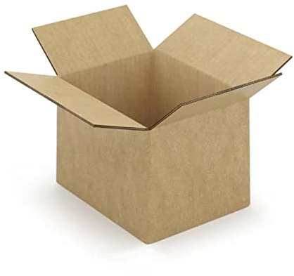 Raja 5 cartons d'emballage 25 x 25 x 20 cm - Double cannelure