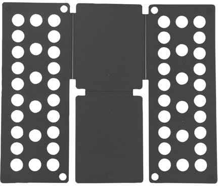 Shirt Folder Board - Clothes T Shirts Folding Board, Easy to Fold Shirts, Laundry Liners Folding Boards Laundry Folders (Black)