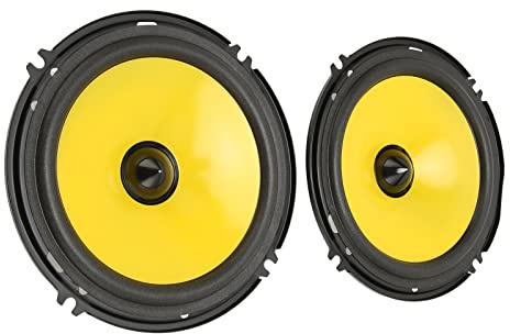 Xiuganpo Altoparlanti Professionali per Porte Auto Alti Bassi Stereo 600W Altoparlante Coassiale per Camion per Veicoli 6 Pollici 2 Pezzi per Tutti i Sistemi di Altoparlanti per Auto
