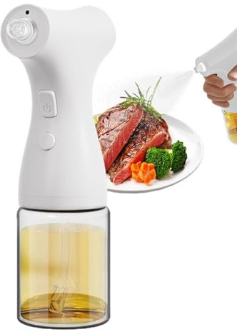 Generisk oljespruta för matlagning, oljesprayflaska, oljespruta och dispenser för , 200 ml dispensering av Mister Kitchen Gadgets bärbar för luftstekning, sallad, bakstekning, fritering, grillning