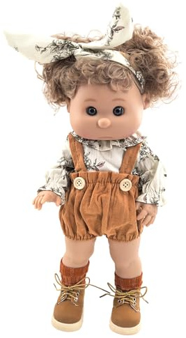 TACHAN - Emma muñeca pepona 40cm - Dulce y cariñosa - mofletes gorditos y Rostro Dulce (CPA Toy Group 788T01057)