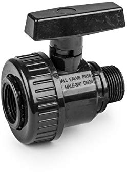 PE Rohr Verschraubung Fittings Klemmfitting Kugelhahn Kugelventil Absperhahn für Verlegerohr IG AG Rohrverbinder wählbar (IG-AG 3/4 x 3/4)