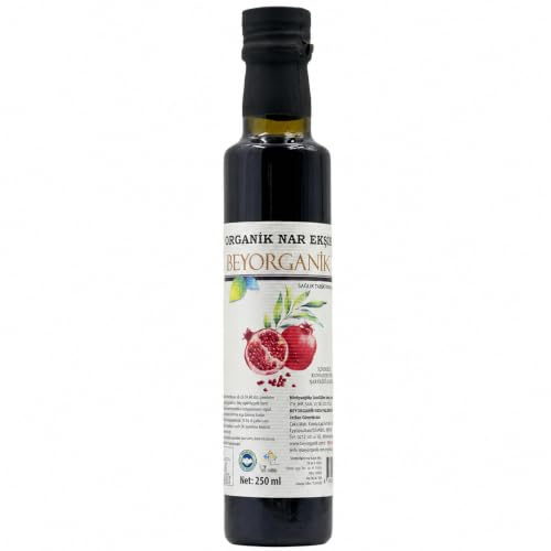 Ekologisk granatäpplesirap – Nar Eksisi | 250 ml | Smakkoncentrat dressing, marinade, kosttillskott, krydda | Unik söt och sur balans | Utan tillsats av socker, konserveringsmedel och konstgjorda smaker