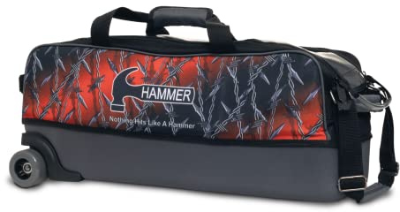 Hammer Dye Sub Triple Tote Bowling Bag - Barbwire