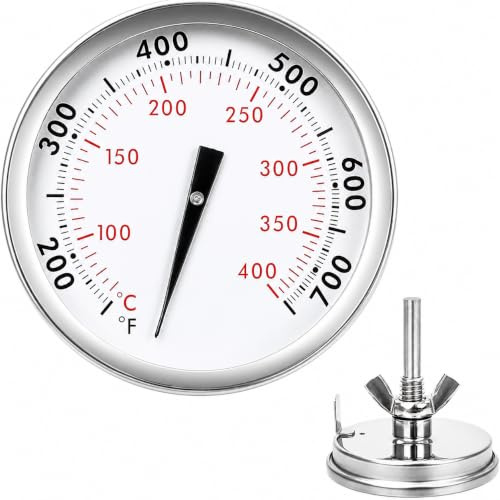 QuliMetal 67088 67731 exakt grilltermometer för Weber Genesis 300 & II & Summit Series Grills, Genesis E/S 310 330 temperaturmätare, mittfäste, termostat ersättning