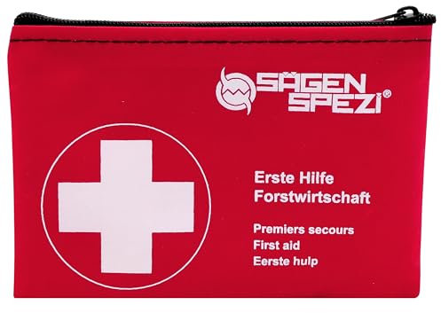 Sägenspezi Kit de premiers secours forestier - Kit d'urgence pour les travailleurs forestiers - Mini trousse de premiers secours