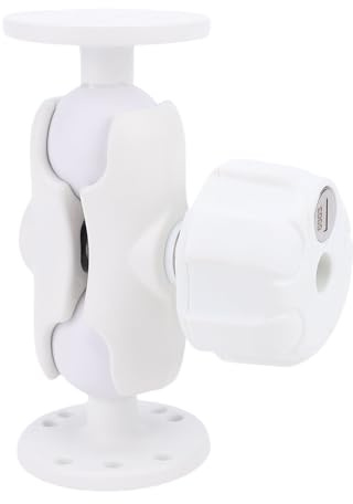 Keenso Support de Téléphone pour Moto, Bras à Double Prise avec Mécanisme de Verrouillage sécurisé, Réglage à 180 Degrés, pour Motos et Véhicules Tout-Terrain