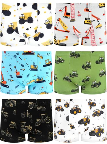 Boys Boxers Underwear Kids Pants Toddler Underpants, Crane-Sand-5