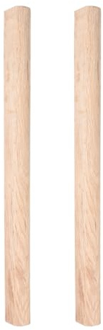 Alipis Lot de 2 Manches en Bois Naturel pour Hache 40 CM Accessoires de Remplacement Robustes pour Outils de Travail du Bois Poignée Compatible pour Haches de Jardinage et Bûcheronnage