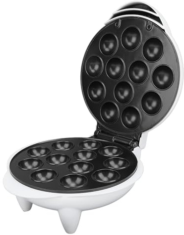 Ejoyous Máquina para Hacer Takoyaki, Máquina Takoyaki Eléctrica de 1200 W con Revestimiento Antiadherente, 12 Orificios para Hacer Bolas de Pulpo Takoyaki Japonesas (Enchufe europeo 220V)
