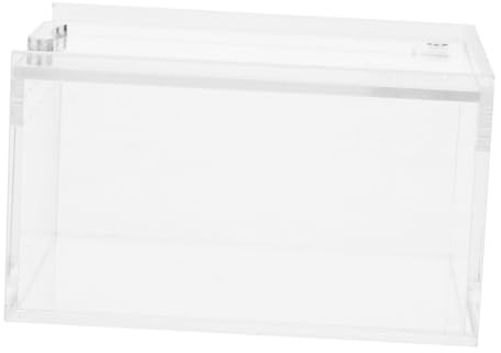 Abaodam Terrario para Reptiles Acrílico Transparente, Jaula de Cría Antiescape Ventilación, Caja para Mascotas Pequeña, Suministros para Reptiles y Anfibios, Terrario Desmontable