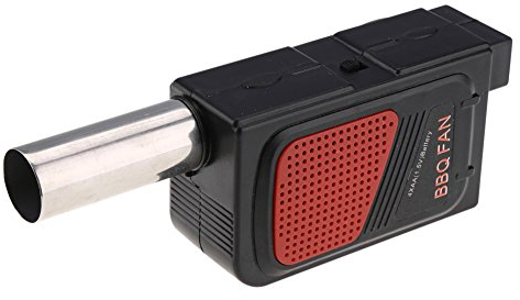 Fdit Portable Barbecue Ventilatore di aria elettrico aria Libre Picnic Campeggio Cottura Barbecue Ventola per grill a carbone senza batterie