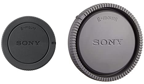 Sony ALCR1EM - Protector de Lente ALC-B1EM para Montura-E (cámaras NEX) & ALCB1EM - Tapa de Objetivo para Montura-E, Negro