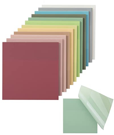 Mr. Pen- Transparent Sticky Notes, 3 x 3, 12 Pads, 600 Sheets