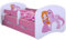 Happy Babies Kinderbett Kinderbett mit Rausfallschutz und Schublade für Mädchen 160x80 mit Matratze 80 x 160 Weiß/Rose ELSA