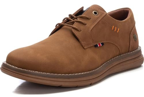 REFRESH - Zapatos Casual Hombre Camel - Calzado Cómodo y Versátil - Moda Casual - Modelo 17218601 (Talla 42)