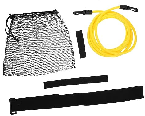 CORHAD 1 Satz Schwimmtrainer Statischer Schwimmgürtel Schwimmtrainingskordel Widerstandsbänder für Schwimmbäder schwimmgurt schwimmstrippe Zubehör zum Schwimmen im Pool Schwimmset TPE