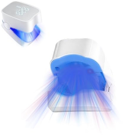 Dispositivo láser para hongos en las uñas, para varias manos y dedos de los pies, para uñas dañadas y decoloradas, con pantalla digital y función de temporizador