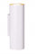 Trio Leuchten 212400201 - Lampada da parete Marley, in metallo bianco opaco, non inclusa 1 x GU10