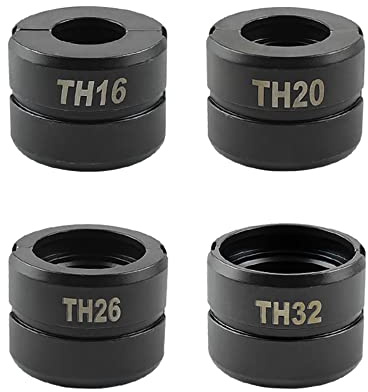 AMZCNC Pressbacke TH16~TH32 TH-kontur för 16 mm, 20 mm, 26 mm, 32 mm pressbackinsats lämplig för handpresstång + växelback. Kompositrör beslag