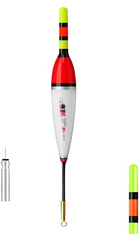 FZQBEY Posen Angeln Angelposen Leuchtposen Angel Posen Set Angeln Posen Leuchtpose mit Batterie Angelposen Angel Schwimmer Set, Angel Zubehör, Kann Tag und Nacht Verwendet Werden (JD-10.)