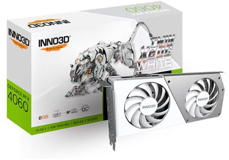 RTX 4060 8GB Inno3D Twin X2 OC White GDDR6