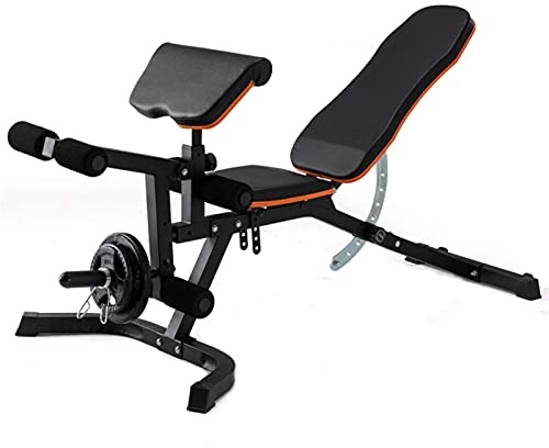 Viktbänk, Bänkpress Viktstång Bänkpress Bänk Styrketräning Multifunktionell sit-ups Bänk Heavy Duty Dumbbell Bänk Hemträningsutrustning för hela kroppen