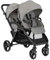 Joie - Evalite™ Duo - Poussette Double Légère - Siège Arrière Inclinable À Plat - Compatible Sièges Auto Et Nacelles - Suspension 4 Roues - Harnais 5 Points SoftTouch - Dès la naissance (Pebble)