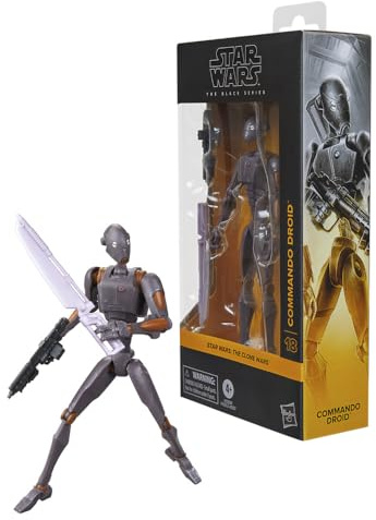 Star Wars The Black Series Commando Droid, The Clone Wars Premium Collectible 6 Inch Action Figure
