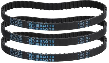 QUARKZMAN 3pz 120Xl 037 Cinghia Distribuzione 60 Denti Cinghia Dentata in Gomma, Larghezza 0,37, Passo 0,20 Cinghia Distribuzione Sincrona