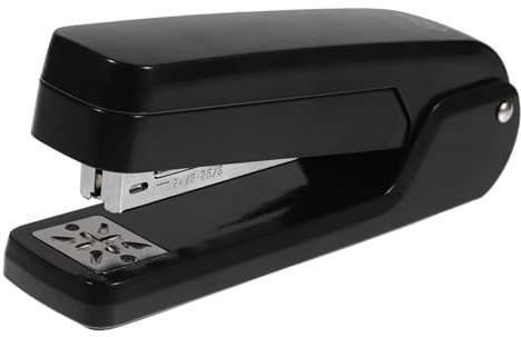 NUOBESTY Agrafeuse De Bureau Rotative Multifonction Outil Pratique Pour Agrafage à Et Avec Agrafes De Type Couleur Noire