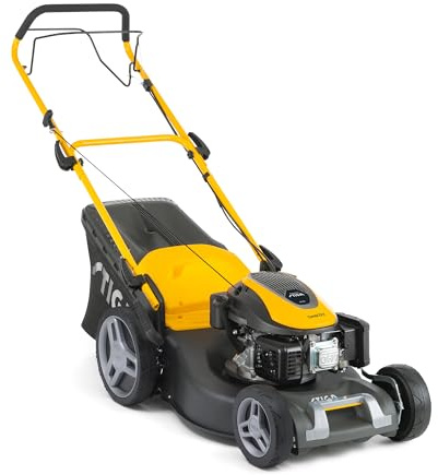 STIGA Combi 53 S Tondeuse Thermique, 166 cm³, 51 cm – Système 3 en 1, Bac 60 L, Réglage Centralisé – pour Pelouses jusqu'à 1 800 m²