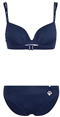 Push-Up-Bikini gerade Träger