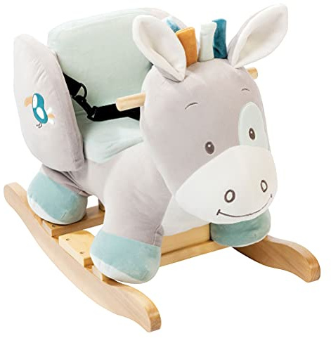 Nattou Rocking Animal for Children, Tim The Horse, 10-36 Months, 63 x 33 x 46 cm, Beige, 498135