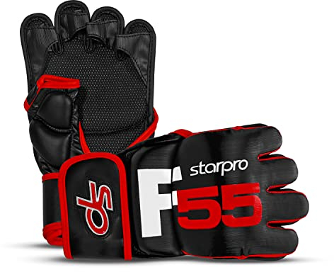 Starpro MMA Gloves for Men & Women – Grappling & Sparring Gloves - Lightweight Build with Padding & Wrist Support
