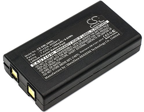 TCTK Akku 1300mAh Kompatibel mit [DYMO] 1982171, LabelManager 500TS, LabelManager LM-500TS, Wireless PnP, Mobile Label Maker, MobileLabeler, PnP Wireless, XTL 300, XTL 300 Handheld Label Makers Erset