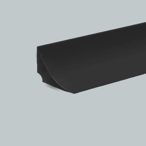 3 Meters Black Silicone Shower Threshold Water Barrier,Wet Room Floor Barrier,Shower Tray Sealing Strip,Bathroom Bath Edging Sealing Strip Trim,Caulk Strip,Water Retaining Dam for Sink,Bathtub,2.5cm