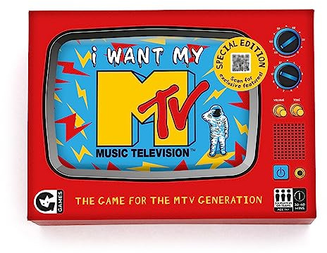 Ginger Fox Special Edition Official I Want My MTV Card Game The Nostalgic For Generation. Answer General Knowledge Trivia Music Questions To Win., 0112.1215.71.OCL.EXL, Multi-coloured