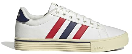 adidas Daily 4.0 Shoes, Zapatos Unisex Adulto, Off White Better Scarlet Dark Blue, 45 1/3 EU
